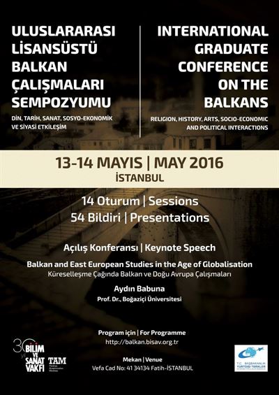 INTERNATIONAL GRADUATE CONFERENCE ON THE BALKANS