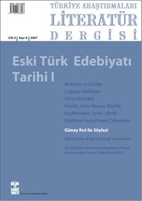 9 - Old Turkish Literature I 