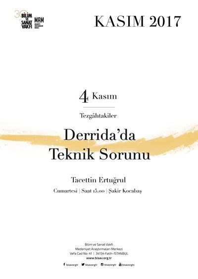 Jacques Derrida ve Teknik Sorunu